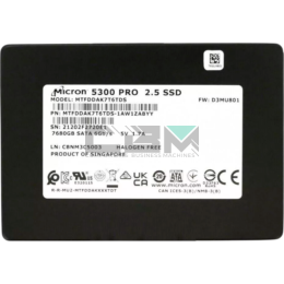 MTFDDAK7T6TDS-1AW1ZABYY Твердотельный накопитель SSD Micron 5300 PRO 2.5' 7.68TB 6GB/S SATA3