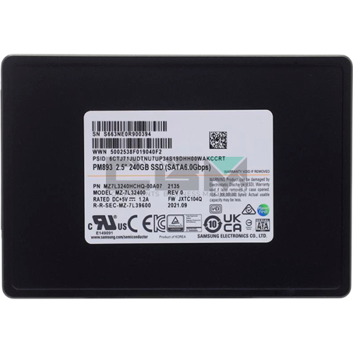 MZ7L3240HCHQ-00A07 Твердотельный накопитель SSD Samsung 2.5' 0.24TB 6GB/S SATA3