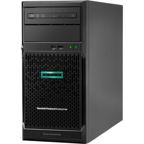 P44718-421 Сервер HPE ProLiant ML30 Gen10 Plus E-2314 2.8GHZ 4C 1P 16GB-U 4LFF без горячей замены 350W PS Server