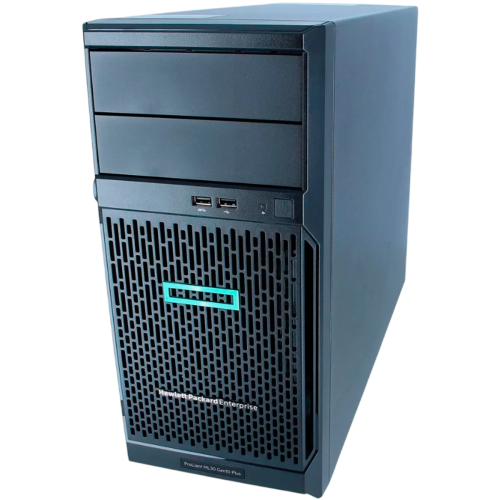 P44720-421 Сервер HPE ProLiant ML30 Gen10 Plus E-2314 2.8GHZ 4C 1P 16GB-U 4LFF 350W PS Server
