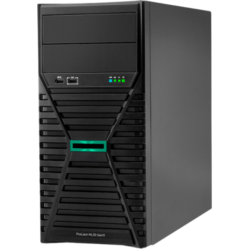 P65097-001 Сервер HPE ProLiant ML30 Gen11 E-2414 2.6GHZ 4C 1P 16GB-U 4LFF 1TB без горячей замены 350W PS Server