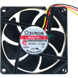 PE80252V2-000C-G99 Вентилятор (кулер) охлаждения Sunon 24V 0.16A