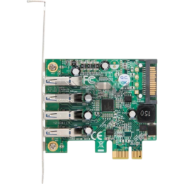 PEXUSB3S4V Адаптер StarTech 4-port PClex1 3.0