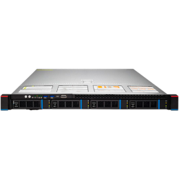 SR101-D04R Сервер Gooxi AMD 1st 2nd 3rd Gen 1U Direct-attached Backplane 4_2.5 3.5 SAS SATA Hard Drive Bay Svr Barebone + 550W (без доп. райзеров, без рельс C2907-664-3) батарейка CR2032 не установлена