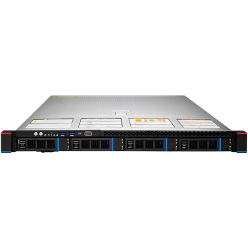 SR101-D04R Сервер Gooxi AMD 1st 2nd 3rd Gen 1U Direct-attached Backplane 4_2.5 3.5 SAS SATA Hard Drive Bay Svr Barebone + 550W (без доп. райзеров, без рельс C2907-664-3) батарейка CR2032 не установлена