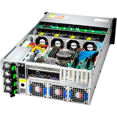 SR401-D36RE-G2 Сервер Gooxi AMD Genoa 4U Expander Backplane 36_2.5 3.5 SAS SATA Hard Drive Bay Svr Barebone + 800W батарейка CR2032 не установлена