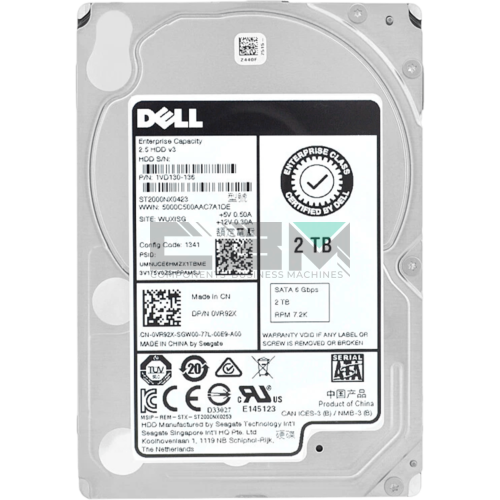 ST2000NX0423 Жесткий диск Dell 2-TB 7.2K 2.5 SATA w/G176J