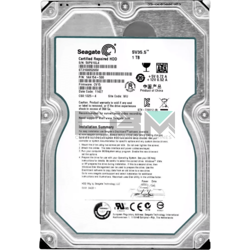 ST31000526SV Жесткий диск HDD Seagate 6Gb/s SATA