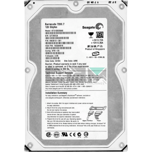 ST3120026AS Жесткий диск HDD Seagate 120Gb 3.5 7200об/мин