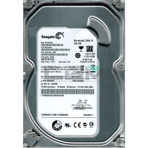ST3160318AS Жесткий диск HDD Seagate 160Gb 3.5 7200об/мин