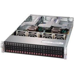 SYS-2029U-TR4-FT019 Сервер SuperMicro 2U, 2xLGA3647 (up to 205W), iC621 (X121PU), 24xDDR4, up to 24x2.5 SAS SATA, 4x 1000GBase-T (i350), 1x PCIE x16, 5x PCIE x8 LP, 1x PCIE x8 LP, 1x PCIE x8 internal LP, 2x800W
