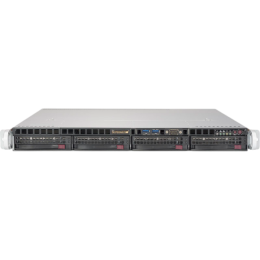 SYS-5019S-MR Сервер SuperMicro/Xeon e3-1220/2x 32Gb DDR4 2666MHz ECC/SSD Samsung 2.5" 480Гб SATA/2x HDD 4Tb Seagate Exos SATA/2x400 W