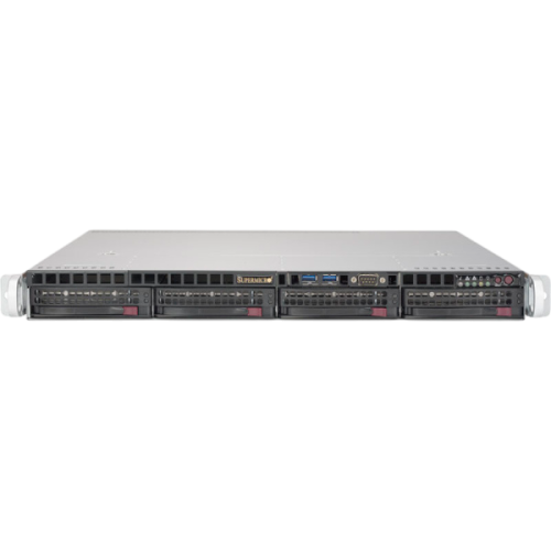 SYS-5019S-MR Сервер SuperMicro/Xeon e3-1220/2x 32Gb DDR4 2666MHz ECC/SSD Samsung 2.5" 480Гб SATA/2x HDD 4Tb Seagate Exos SATA/2x400 W