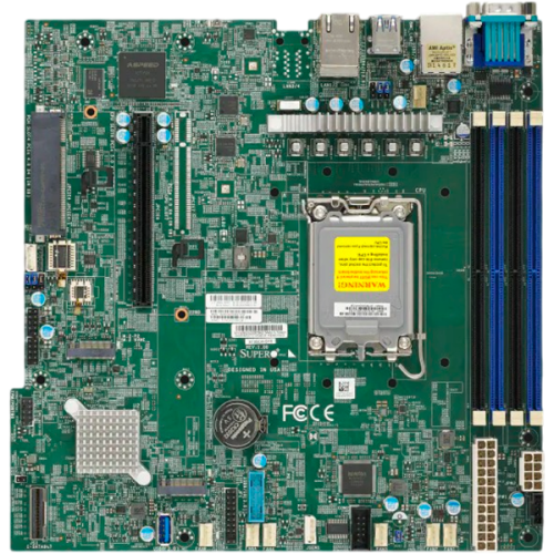 SYS-511R-M Сервер SuperMicro 1U 1P Intel Xeon E-2400 2.9GHZ 8C LGA 4189 6 SFF LFF