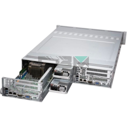 SYS-6029TR-DTR Сервер SuperMicro SuperServer Twin 6029TR Gen 2 Skylake 3.8GHZ 22C 2P 8x256GB LGA 3647 6LFF с горячей заменой 2x1200W