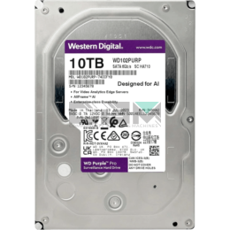WD102PURP Жесткий диск HDD Western Digital 10TB 6Gb/s 7200rpm 256MB 3.5 SATA WD Purple Pro
