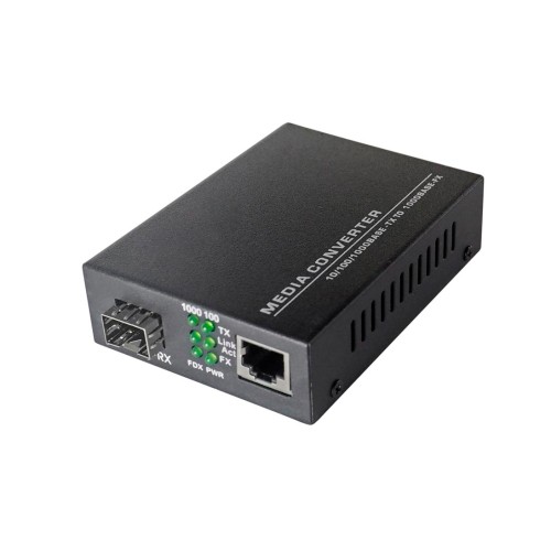 Медиаконвертер CBM 10/100/1000 BASE-TX to 1000BASE-FX + Трансивер CBM SFP 1.25G T13/R15 LC 20 km DDM 1310-1550 нм