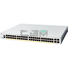 C1300-48P-4G Коммутатор Cisco уровня 3 с 48 портами PoE и 4 портами SFP