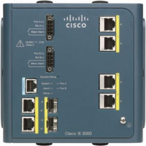 IE-3000-4TC Коммутатор Cisco IE 3000 Switch, 4 10/100 + 2 T/SFP