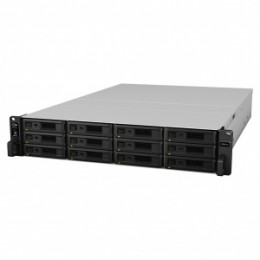 RS3621xs+ Система хранения данных Synology Rack2U 8C2,1Ghz/8Gb (64)/RAID0,1,10,5,6/upto12HP HDDs SATA(3,5'or2,5')upto 36 with 2xRX1217RP/2xUSB/4GE+2x10GE/2xPCIe/iSCSI/2xIPcam(upto90)/2xRPS