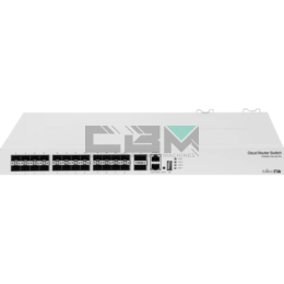 CRS326-24S+2Q+RM Коммутатор MikroTik 24 порта SFP+ 10G, 2 порта QSFP+ 40G