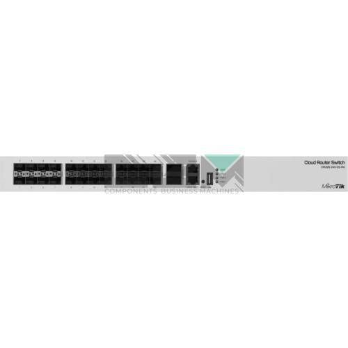 CRS326-24S+2Q+RM Коммутатор MikroTik 24 порта SFP+ 10G, 2 порта QSFP+ 40G