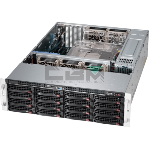 CSE-836BE1C-R1K03B Корпус Supermicro 3U 16x 3.5 Hot-swap SAS3/SATA3 с БП 1000W