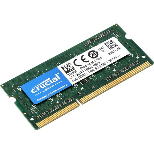 CT51264BF160BJ Оперативная память Crucial 4GB DDR3L-1600 SODIMM