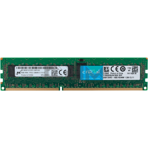CT8G3ERSLS4160B Оперативная память Crucial 8-GB RDIMM DDR3 1600MHz