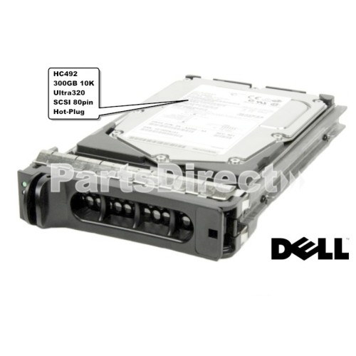 UJ673 Жесткий диск Dell 300 Гб 3.5 15000 об/мин