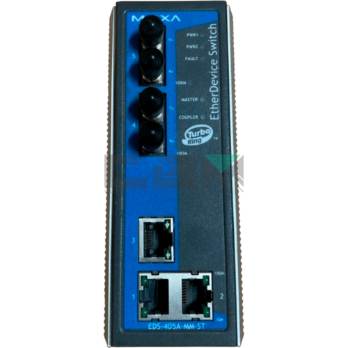 EDS-405A-MM-ST-T Коммутатор MOXA 5 Ports Ethernet Layer 2