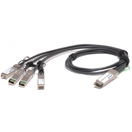 QSFP-40G-4xSFP+DAC-1 Модуль 40G QSFP-40G->4xSFP+ DAC, дальность до 1м