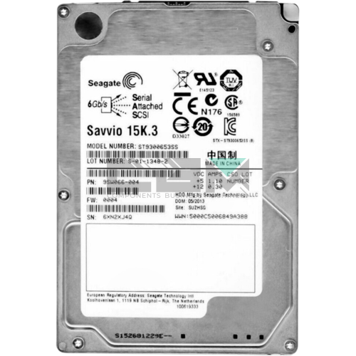 HDD-2A300-ST9300653SS Жесткий диск HDD Supermicro 300 GB 2.5 Internal SAS 15000 rpm 64 MB Buffer