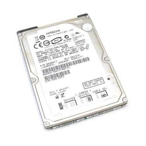 HTS541680J9AT00 ЖЁСТКИЙ ДИСК HITACHI 80GB 2.5 IDE 5.4K TRAVELSTAR 5K160