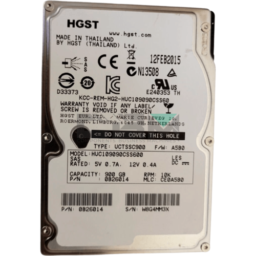HUC109090CSS600 жёсткий диск Hitachi (HGST) Ultrastar C10K900