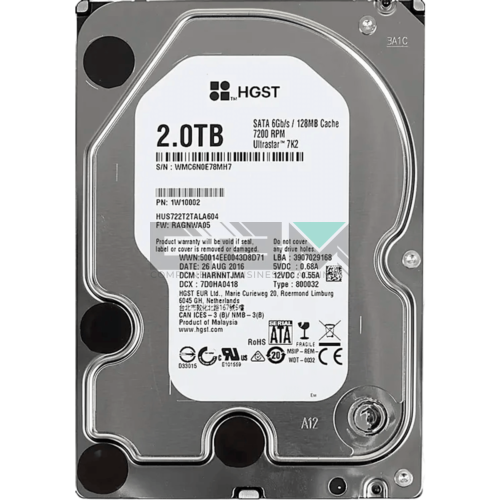 HUS722T2TALA604 Жесткий диск Western Digital Ultrastar DC HA210 2TB
