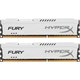 HX316C10FWK2/8 Оперативная память Kingston 8GB (2X4GB) PC3-12800 HYPERX FURY WHITE
