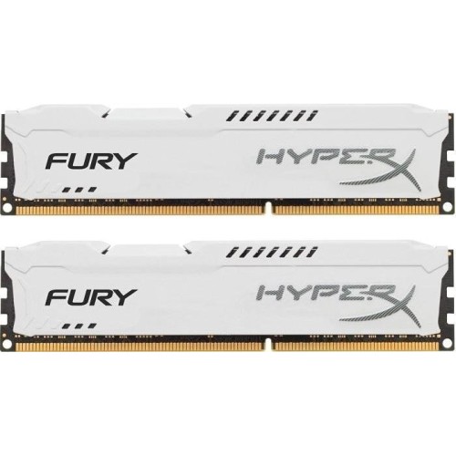 HX316C10FWK2/8 Оперативная память Kingston 8GB (2X4GB) PC3-12800 HYPERX FURY WHITE