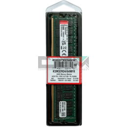 KSM32RD4/64MFR Модуль памяти Kingston 64GB 2Rx4 PC4-3200AA-R 1.2V DDR4 288-pin DIMM