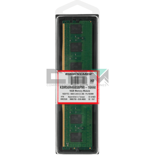 KSM56R46BS8PMI-16HAI Модуль памяти Kingston Server Premier 16 ГБ DDR5 5600 МГц