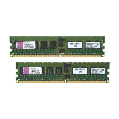 KTM2865SR/4G Оперативная память Kingston 4GB (2GB X2) DDR2 400MHZ ECC REG