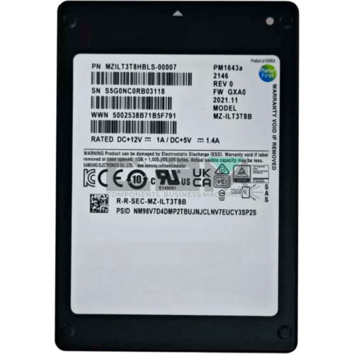 MZILT3T8HBLS-00007 Твердотельный накопитель Samsung PM1643a 3840GB