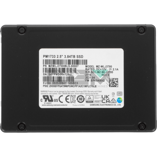 MZWLJ3T8HBLS-00007 Твердотельный накопитель Samsung PM1733 3.84TB PCIe 4.0 x4 2.5