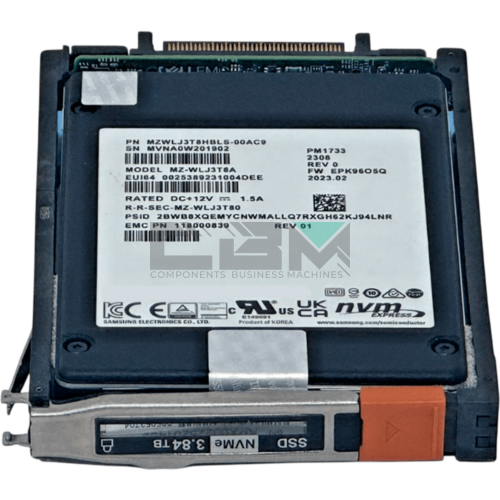 MZWLJ3T8HBLS-00AC9 Твердотельный накопитель Samsung PM1733 3.84TB 2.5 (Dell OEM)