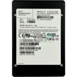 MZWLL6T4HMLA-00AH3 Твердотельный накопитель Samsung 6.4TB PCIE 3.0 PM1725B NVME 2.5