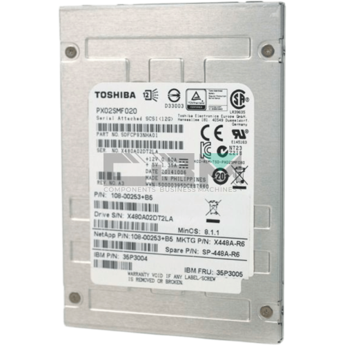 PX02SMF020 Твердотельный накопитель Toshiba 200GB eMLC SAS 12Gbps Mid Endurance 2.5