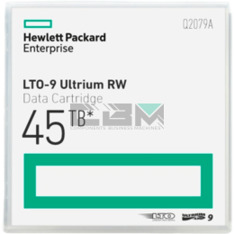 Q2079A Картридж HPE Ultrium LTO-9 45 ТБ с технологией BaFe