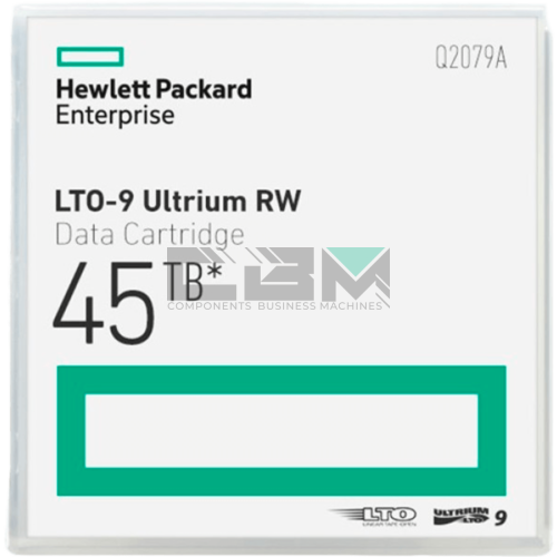 Q2079A Картридж HPE Ultrium LTO-9 45 ТБ с технологией BaFe