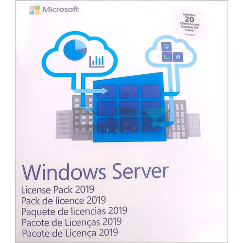 R18-05659 Клиентская лицензия программного обеспечения Microsoft Windows CAL 2019 MLP 20 CLT USERS ENG OEM (конверт)