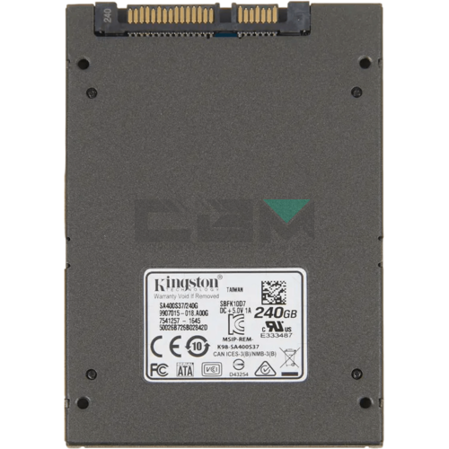 SA400S37/240G Твердотельный накопитель Kingston A400 240 ГБ SATA 2.5